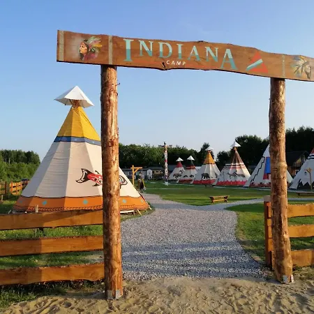 Hotel Indiana Camp - 150 M Od Suntago Park Grabce-Towarzystwo Zewnętrze zdjęcie
